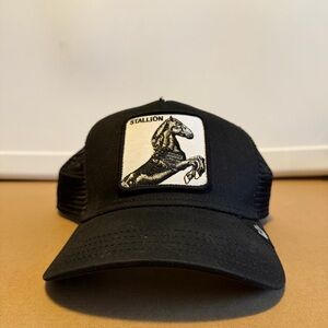 Goorin Bros Black Trucker Cap